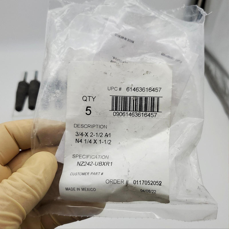 Norton 61463616457 Mounted Point 3/4" x 2-1/4" A1 Cone Zirconia Alumina 5 Pack 5