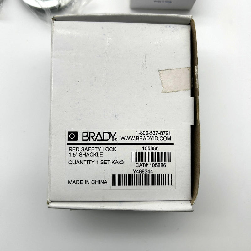 Brady 105955 Lockout Tag Out Toolbox Kit Personal Valve Electrical w/ 3 Padlocks 3