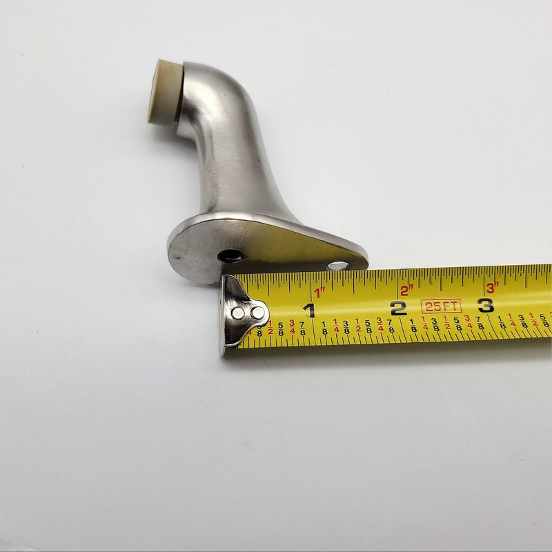 Ives 442 Door Wall Stop With Hold Open Satin Chrome Finished Solid Brass NOS 6