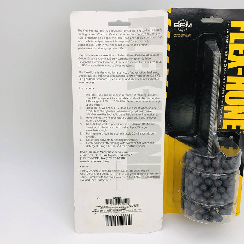 2x Brush Research BC21224 Flex Hone Cylinder Hone Ball 2-1/2 240GR Silicon Car 3