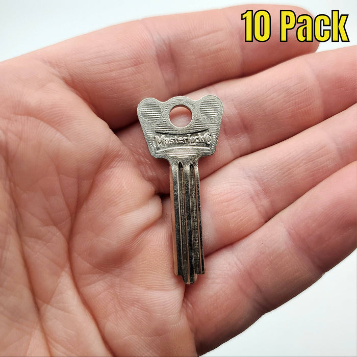 10x Master Lock Co 22 KR Key Blanks Vintage Double Cut Uncut New Old Stock NOS