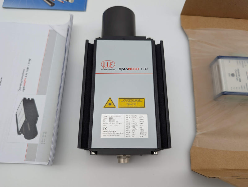 Micro-Epsilon optoNCDT ILR 1182-30(02) Laser Distance Sensor 0.1-30m RS232