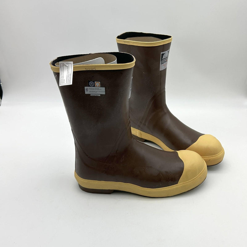 Honeywell Servus 22114 Waterproof Steel Toe Boots Sz 13 Neoprene Dip Anti Skid