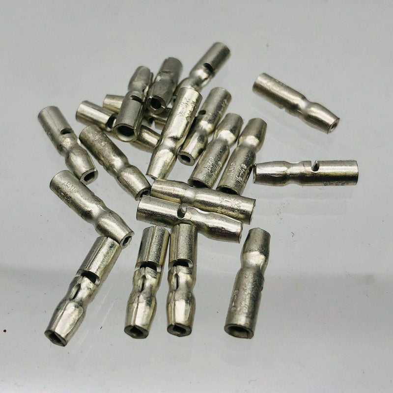 TE Connectivity 34846 Shur-Plug Terminal 16-14 AWG Crimp Straight Lot of 20 1