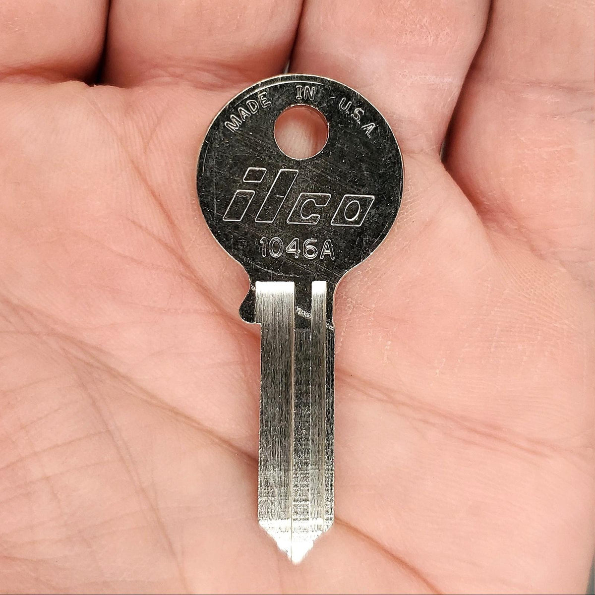 5x Ilco 1046A Padlock Key Blanks American Lock PTKB-2 Equivalent 6 Pin ...