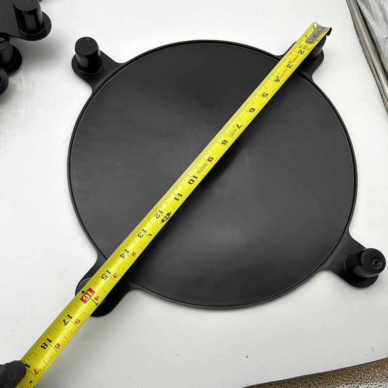 Essentra 30010A Flange Protector Studded Raised Face 10in Pipe Size Black 10pk