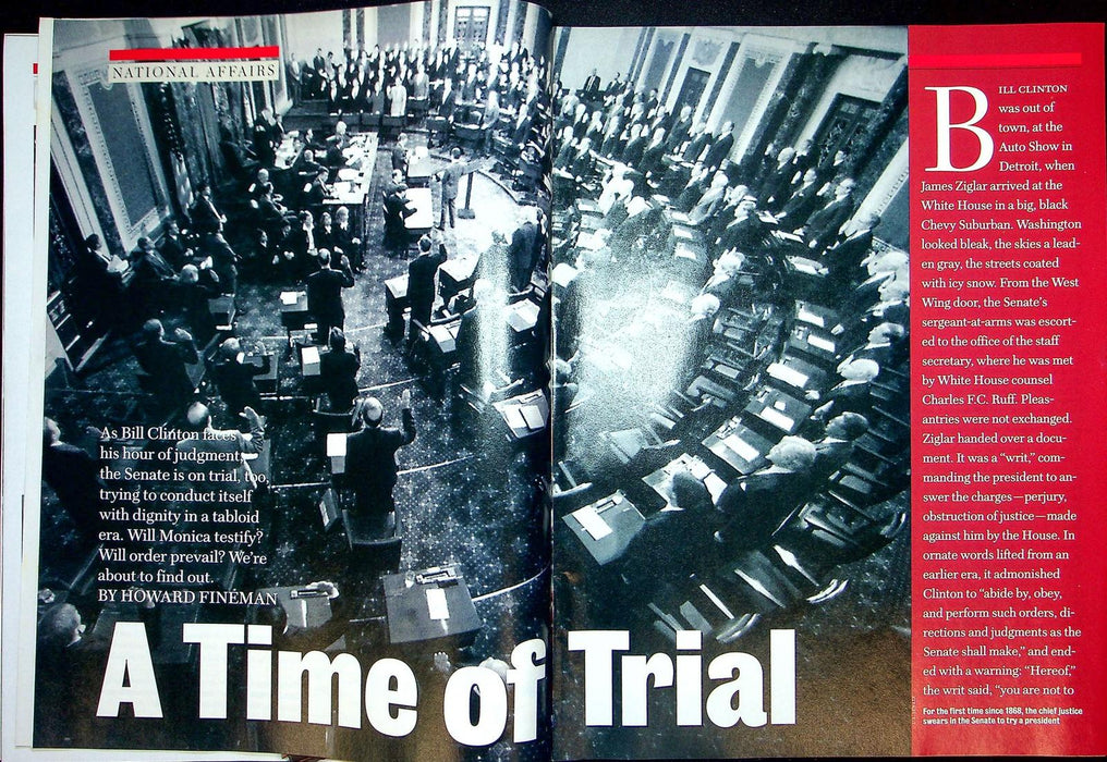 Newsweek Magazine January 18 1999 Don Imus Radio Talk Show Clinton Impeach Trial 4