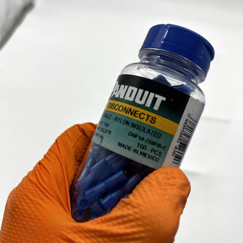 Panduit DNF14-250FIB-C Female Disconnect Nylon Insulated .25"x.032" Tab 100pk 3