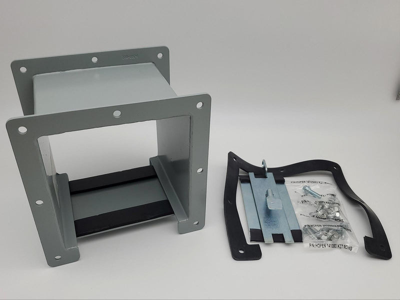 Hoffman F66L06 Wireway Section 6" x 6" x 6" Hinged Cover Straight Lay In NEMA 12 1