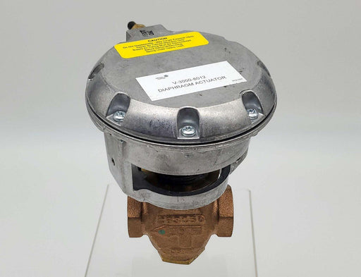 Johnson Controls 1/2" Pneumatic Globe Valve VG7441GT+3008D Bronze 1/2" NPT 1