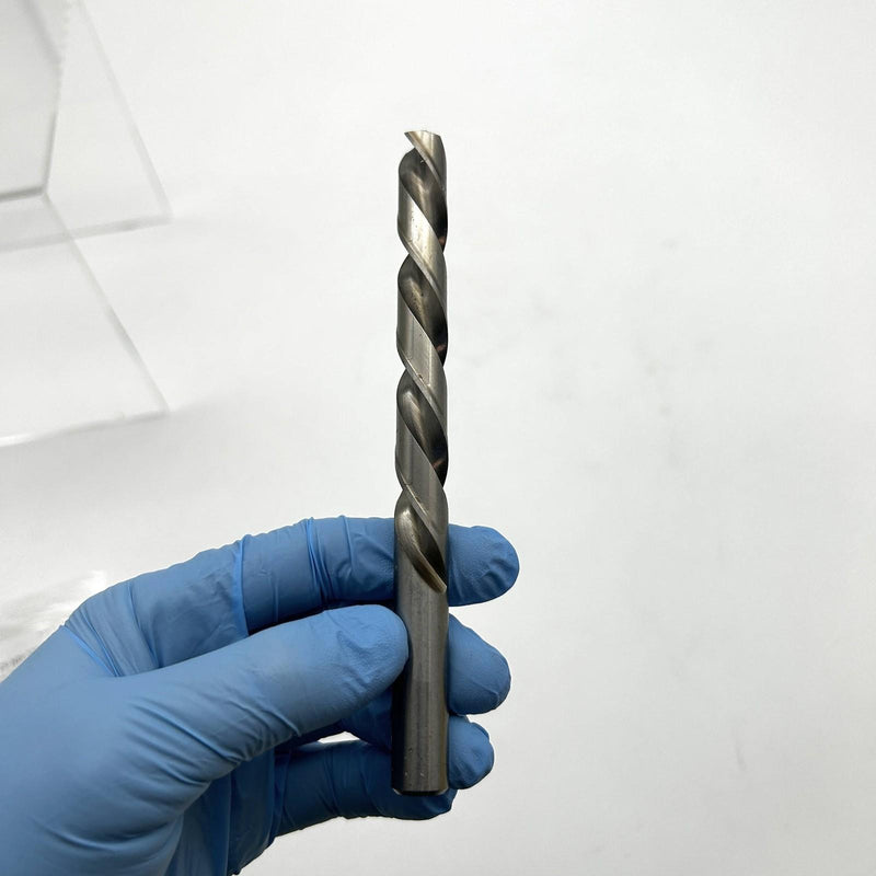 2pk Cle-Line C18428 Jobber Drill Bit 1898L 31/64 Left Hand HSS Bright 2 Flutes 6