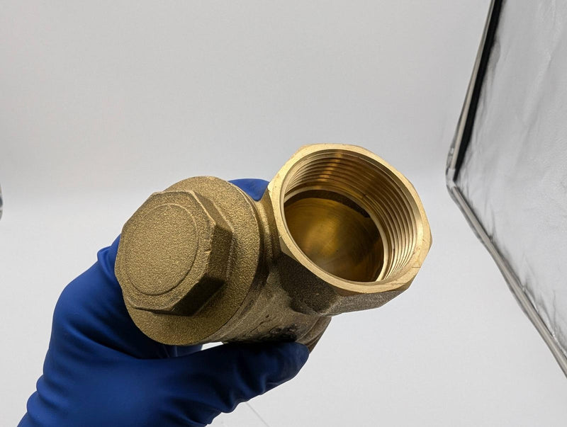 iTap 1-1/2" DN40 Y Strainer Inline PN20 NPT Female Thread CW617N Brass 290 PSI 3