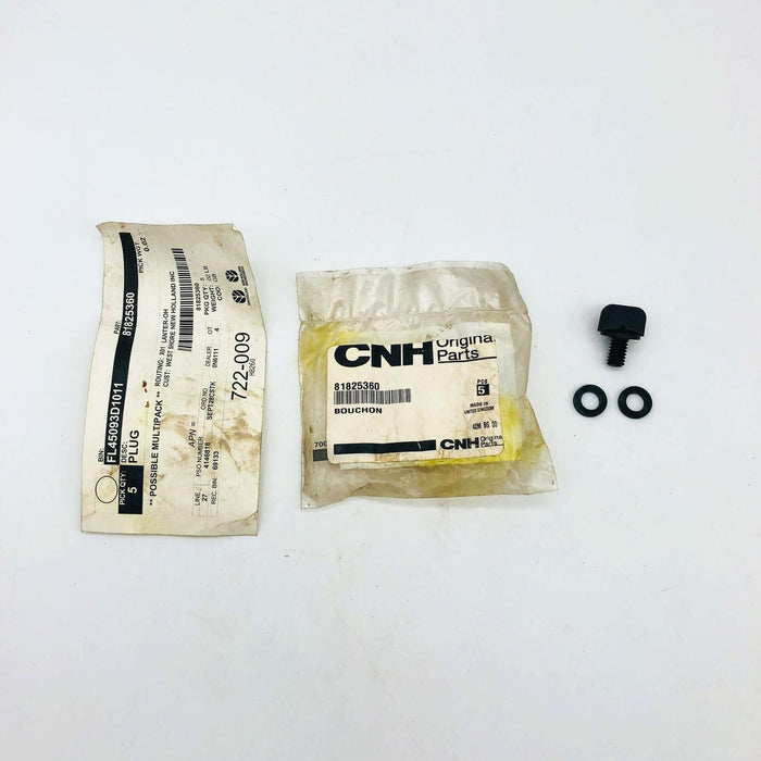 CNH 81825360 Plug Bouchon Fuel Filter OEM NOS For New Holland Open 6