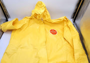 Dupont Tychem 2000 Hazmat Coverall Suit XL Hooded Socks Yellow QC122TYLXL000400 1