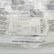 Miller 8927/8INGN 8" O-Ring Web Extension Lanyard Green 400lb Capacity Polyester 5