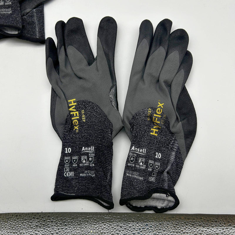 Ansell HyFlex 11-937 Cut Resistant Gloves Size 10 XL Dyneema 18 Gauge 6 Pairs 4