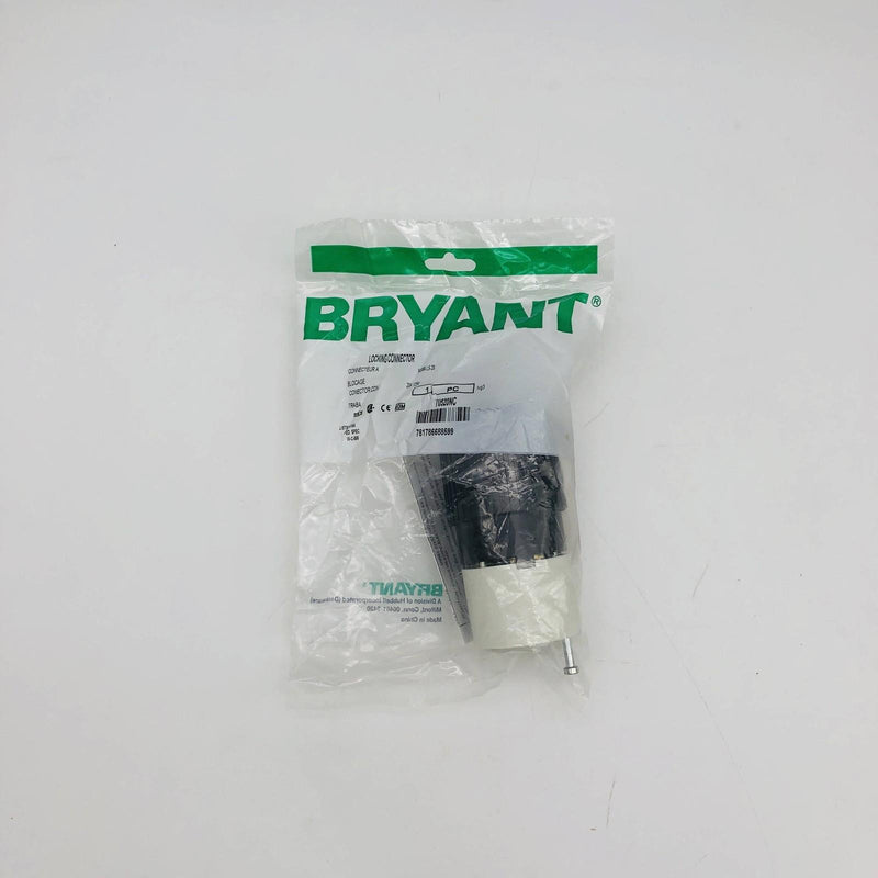 Bryant 70520NC Locking Blade Connector 20A 125 VAC 1‑ph 2‑pole 3‑wire NEMA L5-20 8