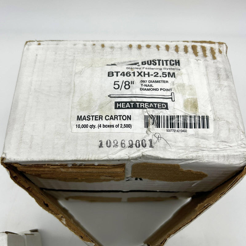 Stanley Bostitch Heat Treated T-Nails BT461XH-2.5M 5/8" Len .097 Sha 10,000/case 3