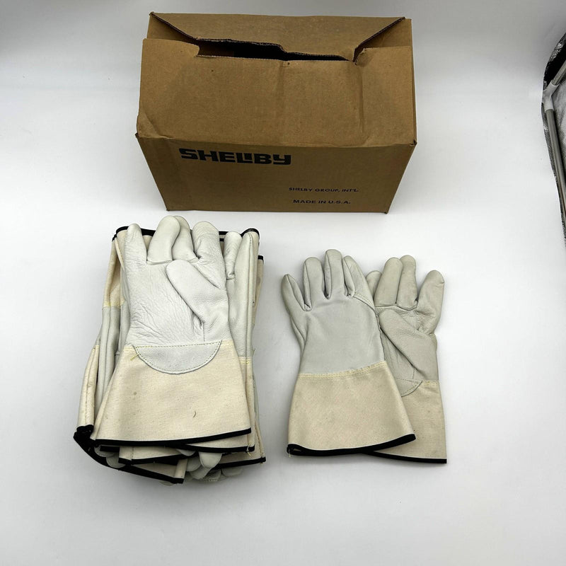 Shelby Specialty 5494 Leather Gloves Size Large Short Cuff Wing Thumb 12 Pairs 12