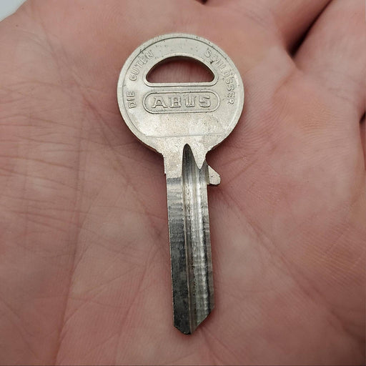 5x Abus 85/40 KBL Padlock Key Blanks #90420 Nickel Plated 5 Pin Left Handed 1
