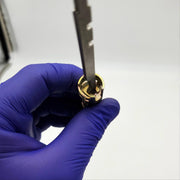 Schlage 01-056 Plunger & Button Inside Polished Brass Privacy Knob A40S 4.25" L 4