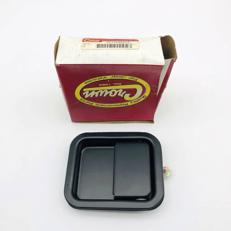 Crown 55176382AE Door Handle Exterior Black New Old Stock NOS For Jeep Open 3