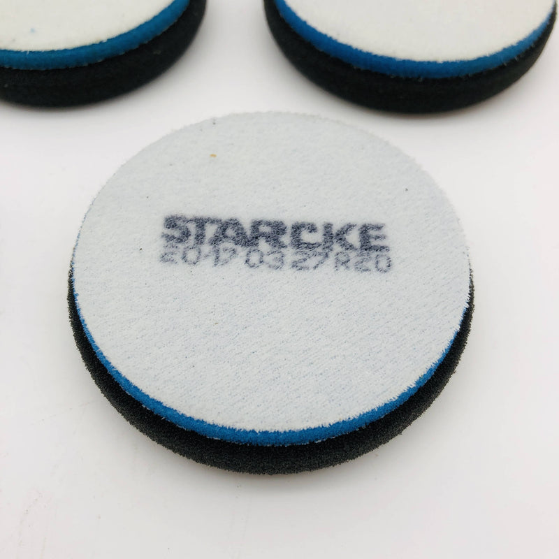Starcke 3BP-BB Buffing Polishing Pad 3in Soft Blue Foam Hook Loop R19 Lot of 5 3