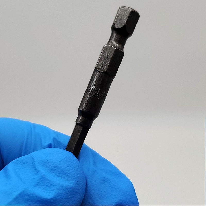 Apex AM-4MM 1/4" Hex Socket Head Bits 4MM 69709900414 Pack of 2 1