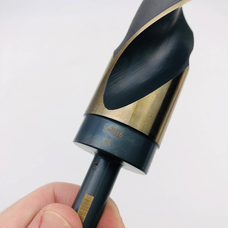 Cle-Line C17090 Reduced Shank Drill 1877 1-7/16 Blk & Gld S&D SP&FLT 3