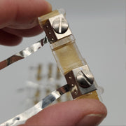 Ademco 175/L Double Foil Take Off Blocks Self Adhesive 1-3/4" x 1/8" Pack of 10 2