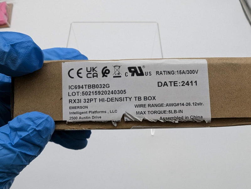 Emerson IC694TBB032G Terminal Block Box Style 36 Point Screw Terminal 6