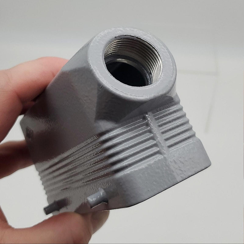 ILME MHO 24.25 Rectangular Connector Hood M25 Opening 4.5"L x 1.5"W x 2.375"H 3