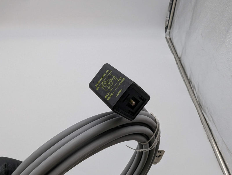 Turck VIS 2-D669-5M-RS 5.3T Dual Ended QD Cable DIN 43650 to 5 Pin M12 Male 2