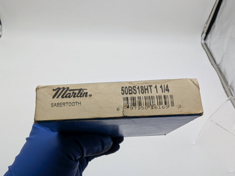 Martin 50BS18HT 1 1/4 Roller Chain Sprocket 1-1/4" Bore 18 Teeth 5/8" Pitch 4