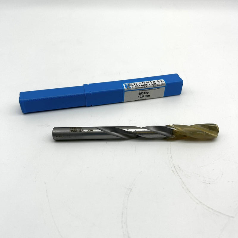 Hannibal 600120 Jobber Length Drill Bit Type 600 0.4724/12mm Diameter 5-7/8 OAL 10