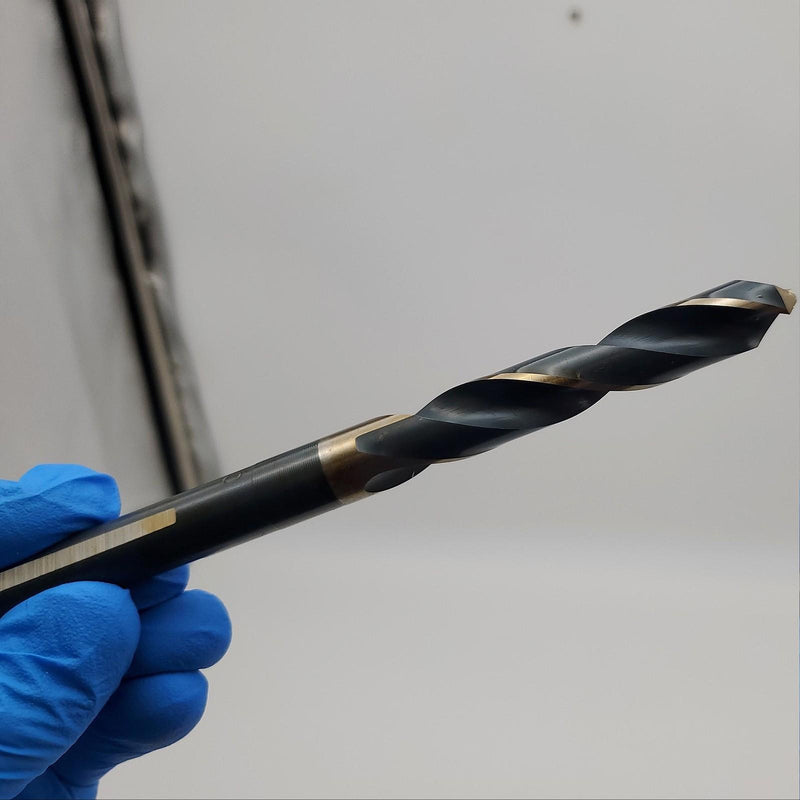 EXACTEK 33/64" Drill Bit 2 Flute 6-1/8" OAL 3-1/4" LOC 1/2" Chuck 188 Deg HSS 2