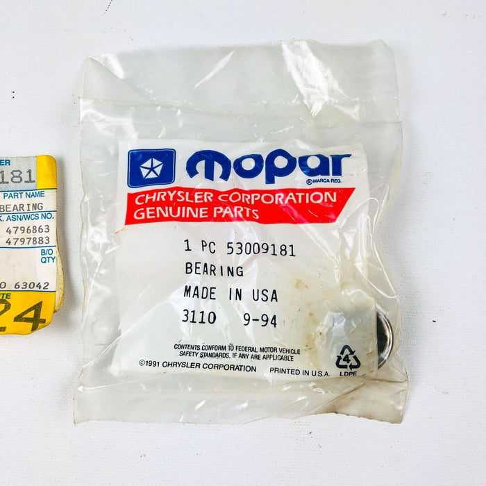 Mopar 53009181 Pilot Bearing OEM New Old Stock NOS Sealed 9