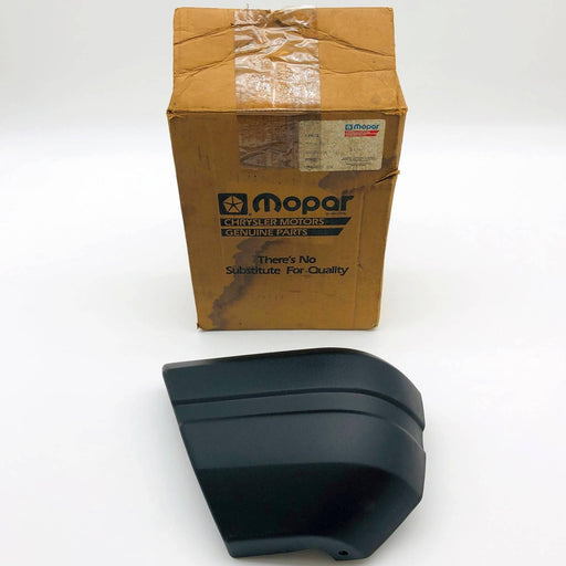 Mopar 52000178 Bumper Extension End Cap Black Plastic OEM NOS 84-90 Jeep Open 1