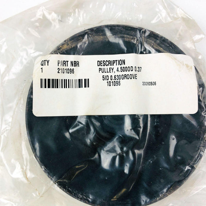 Simplicity 2101096 Pulley 4.500OD .375ID .630 Groove OEM NOS Replaces 101096 4