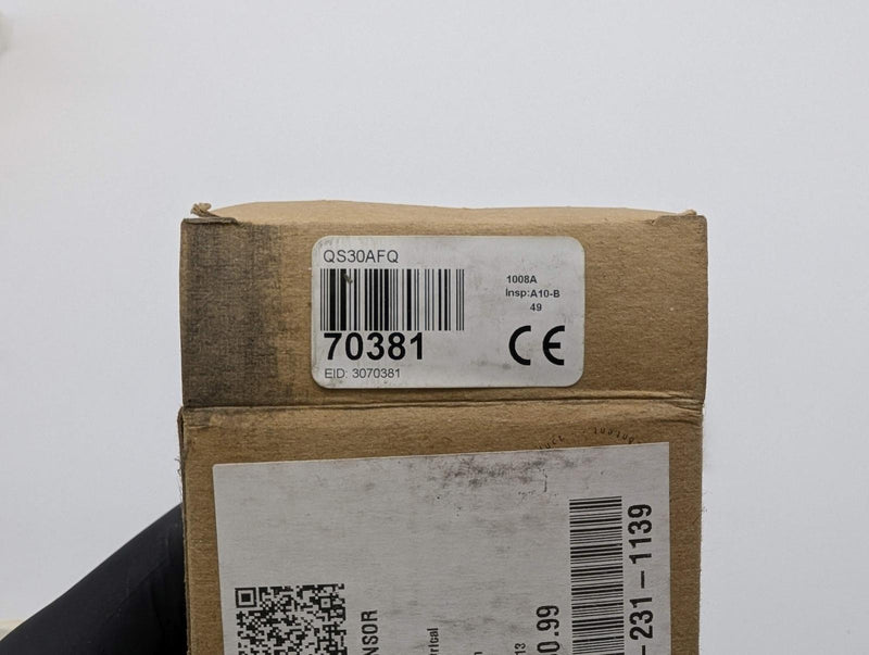 Banner Engineering QS30AFQ Photoelectric Proximity Sensor 50–300 mm Range 70381