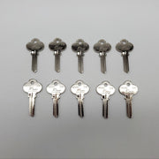 10x Ilco 1000KC Key Blanks For Corbin Nickel Plated Ilco C09 EZ NOS 3
