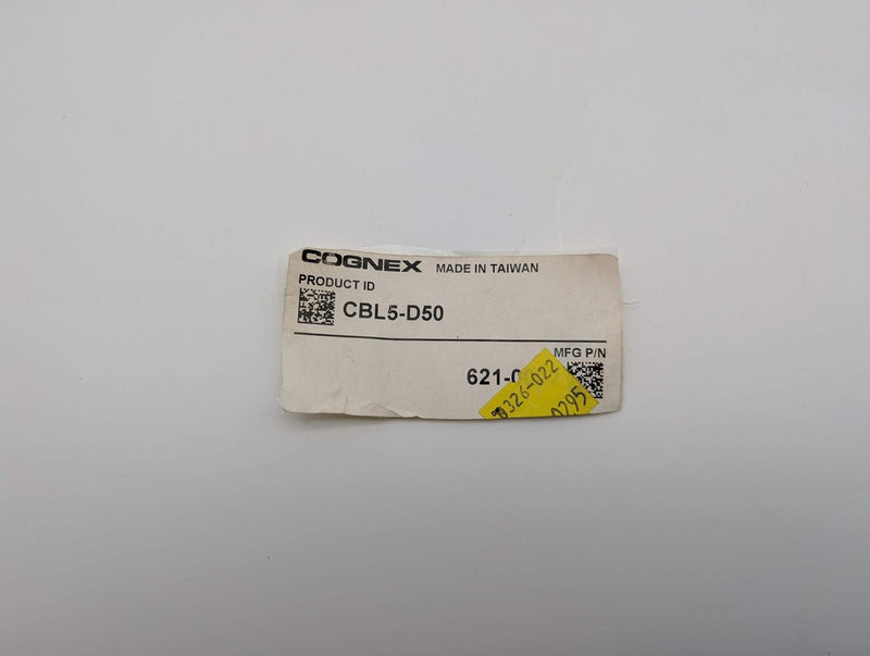 Cognex CBL5-D50 Camera Cable 50 Feet Data & Power 10P10C to 15 Pin D-Sub 4