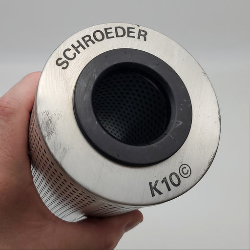Schroeder K10 Hydraulic Filter Element 10 Micron 9" H x 3.9" OD x 1.625" ID 2