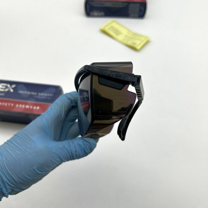 Uvex S2506 Safety Glasses Astro OTG 3001 Black Frame SCT Gray UD Lens 3 Pairs