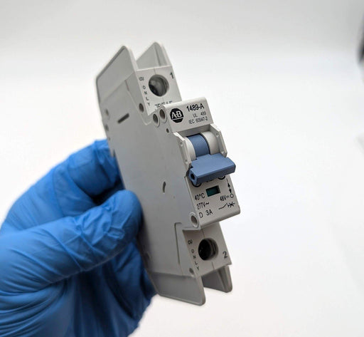 Allen Bradley 1489-A1D030 Circuit Breaker 1 Pole 3A 277V DIN Rail Mount 1