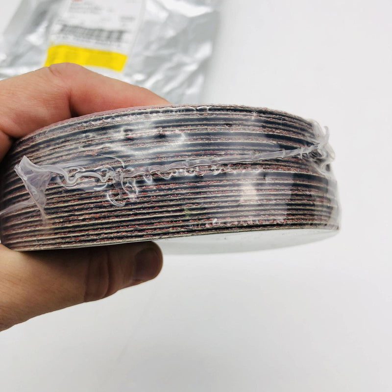 3M 89637 Fiber Fibre Sanding Discs 60 Grit 5" x 7/8" Arbor 787C Pack of 25 6