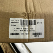 Osborn 70070 Varnish Brush 2in Wide 9/16in Thick 2-3/4in Trim White Bristle 12pk 2