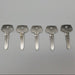 5x Taylor X37 Key Blanks Toyota Corona 1981 to 1982 Ilco TR28 Nickel Plated 3