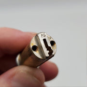 2x Schlage 33-406 Cylinder Plugs 1-1/8" FG Keyway 6 Pin Satin Chrome 626 3