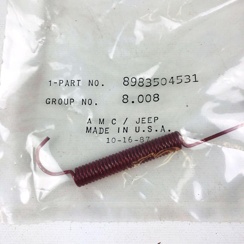 Mopar 83504531 Spring Rear Brake Adjuster OEM NOS 1990 Dodge Monaco AMC 8.008 4